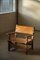 Mid-Century Modern Spanish Armchair in Oak & Cognac Leather by Kaare Klint, 1960s 2