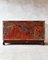 Antikes chinesisches rot lackiertes & handbemaltes Sideboard, 1900er 2