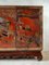 Antikes chinesisches rot lackiertes & handbemaltes Sideboard, 1900er 6