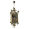 Large Classical Brass Ceiling Lantern, 1970s 2