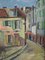 Paris Street Walk, anni '50, Olio su tela, con cornice, Immagine 4