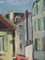 Paris Street Walk, 1950s, Oil on Canvas, Framed 6