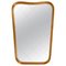 Large Mid-Century Golden Wall Mirror with Faceted Check Pattern, Austria, 1950s, Image 1