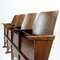 Panca da cinema vintage a quattro posti di Michael Thonet per Ton, Former Czechoslovakia, anni '50, Immagine 6