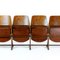 Vintage 4-Seater Cinema Bench by Michael Thonet for Ton, Former Czechoslovakia, 1950s 3