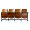 Vintage 4-Seater Cinema Bench by Michael Thonet for Ton, Former Czechoslovakia, 1950s 1