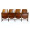 Vintage 4-Seater Cinema Bench by Michael Thonet for Ton, Former Czechoslovakia, 1950s, Image 1