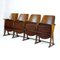 Vintage 4-Seater Cinema Bench by Michael Thonet for Ton, Former Czechoslovakia, 1950s 16