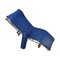 Chaise Lounge in Blue Leather in the style Le Corbusier, 1990s 6