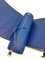 Chaise Lounge in Blue Leather in the style Le Corbusier, 1990s 9