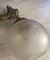 Vintage Wandlampe aus Bronze & Kristallglas 8