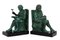 French Art Deco Cobbler and the Nobleman Bookends by Max Le Verrier, 1930s, Set of 2 2
