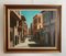 Curtenaz, Lively Pedestrian Street, 1960s, Oil on Canvas, Framed, Image 2