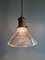 Holophane Pendant Lights in Grooved Glass, 1920s, Set of 2 7