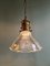 Holophane Pendant Lights in Grooved Glass, 1920s, Set of 2 17