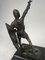 Enrico Butti, Bronze & Marmor Statuette Warrior of Legnano, 1890er, Bronze & Marmor 5