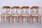 Biedermeier Walnut Chairs, Czechia, 1830s, Set of 4 1