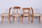 Biedermeier Walnut Chairs, Czechia, 1830s, Set of 4, Image 9