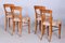 Biedermeier Walnut Chairs, Czechia, 1830s, Set of 4, Image 6