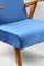 Ocean Blue Easy Chair attributed to Mieczyslaw Puchala, 1970s, Image 3