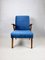 Ocean Blue Easy Chair attributed to Mieczyslaw Puchala, 1970s, Image 2