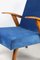 Ocean Blue Easy Chair attributed to Mieczyslaw Puchala, 1970s 6