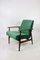 Vintage Green Fox Easy Chair, 1970s 9