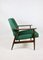 Vintage Green Fox Easy Chair, 1970s 6