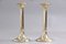 Vintage Danish Candlesticks in Brass by G. V. Harnisch Eftf, 1970s, Set of 2 1