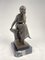 Escultura de mujer Art Déco de bronce y mármol, años 20, Imagen 1