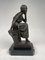Escultura de mujer Art Déco de bronce y mármol, años 20, Imagen 7