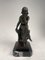 Escultura de mujer Art Déco de bronce y mármol, años 20, Imagen 10
