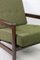 Vintage Armchair in Olive Boucle, 1970s 3