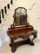 Antique Carved Mahogany Dressing Table, 1860s 1