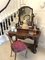 Antique Carved Mahogany Dressing Table, 1860s, Image 2