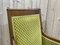 Antique Green Lounge Chairs in Cherrywood, 1800s 8