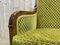 Antique Green Lounge Chairs in Cherrywood, 1800s 11