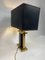 Lámpara dorada de latón, años 60, Imagen 10