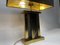 Lámpara dorada de latón, años 60, Imagen 3