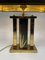 Lámpara dorada de latón, años 60, Imagen 5