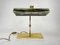 Vintage Ministeriale Table Lamp in Brass, 1960s, Image 1