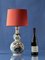 Handcrafted Polychrome Table Lamp from Antique Royal Delft, 1913, Image 3
