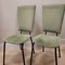 Mid-Century Italian Chairs in Green and Blue, 1970s, Set of 4 22