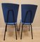 Mid-Century Italian Chairs in Green and Blue, 1970s, Set of 4 7
