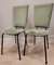 Mid-Century Italian Chairs in Green and Blue, 1970s, Set of 4 21