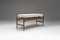 Italian Wooden Bench with Upholstered Seat, 1970s, Image 2