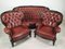 Barockes Chesterfield Salon Set, 1970er, 3er Set 1