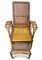 Britischer Stuhl im Kolonialstil aus Bambus & Rohrgeflecht mit Ausziehbarer Fußstütze, 1890er 2