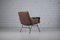 Vintage Lounge Chair in Brown Leather, 1950s 7