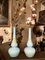 Italienische Türkisfarbene Vintage Soliflower Vasen aus Muranoglas, 2er Set 3